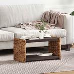 vidaXL Bijzettafel Naturel 44.5 x 45 x 45 cm Massief, Huis en Inrichting, Tafels | Salontafels, Verzenden, Nieuw