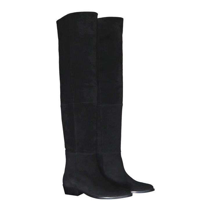 Toral • zwarte suede knielaarzen • 36, Kleding | Dames, Schoenen, Zwart, Nieuw, Verzenden