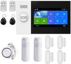 Alarmsysteem | 4G | SOS Display | 5 Deur & 2 PIR sensoren, Doe-het-zelf en Bouw, Alarmsystemen, Verzenden, Nieuw