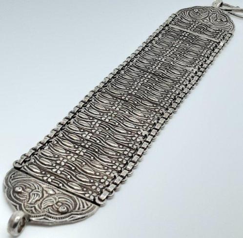 Armband - Zilver - India - Vintage, Antiek en Kunst, Kunst | Niet-Westerse kunst