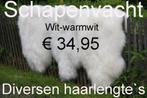 Schapenvacht WIT schapenhuid schapenvel € 34,95 NIEUW, Maison & Meubles, Accessoires pour la Maison | Autre, Verzenden
