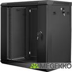Lanberg WF01-6412-10B rack 12U Wandrek Zwart, Verzenden