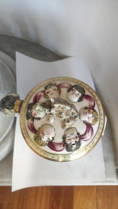 Capodimonte - Vaas - Porselein - pul, Antiquités & Art, Antiquités | Verre & Cristal