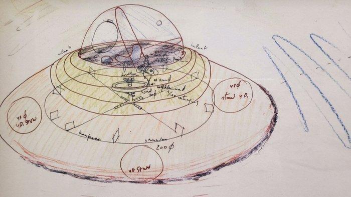 Panamarenko (1940-2019) - Bing II - Ingelijst, Antiquités & Art, Antiquités | Autres Antiquités