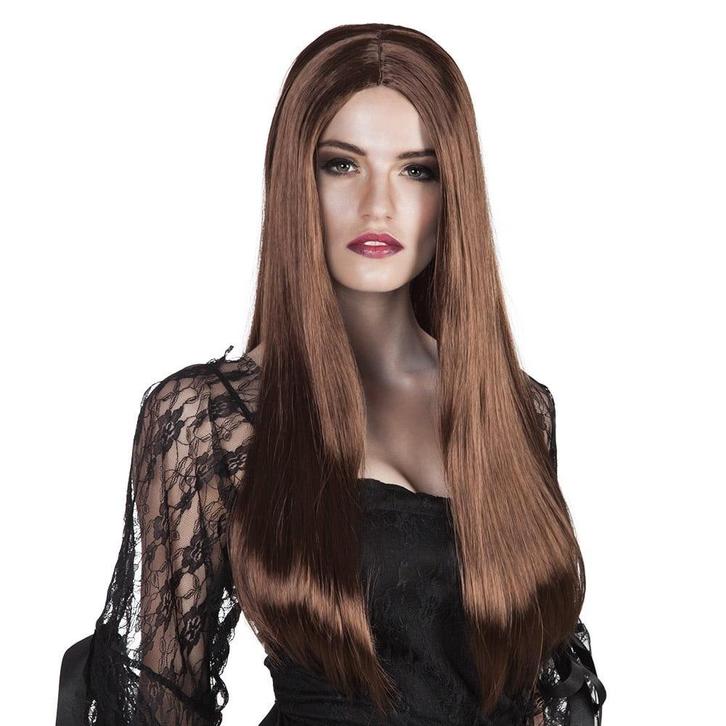 Halloween Pruik Bruin, Hobby en Vrije tijd, Feestartikelen, Nieuw, Verzenden