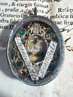 Reliekhouder (2) - Zilver metaal - 1750-1800, Santa Croce di, Antiek en Kunst