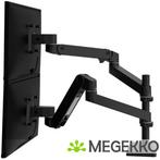 Ergotron LX Pro 27  Series 45-690-292 Dual Monitorarm Zwart, Verzenden