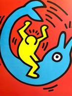 Keith Haring (after) - Dolphin Button (1989) - Jaren 2000, Antiquités & Art
