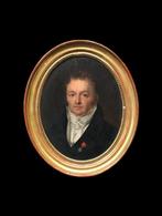 École Française (XIX) - Portrait de Notable à lOrdre de la