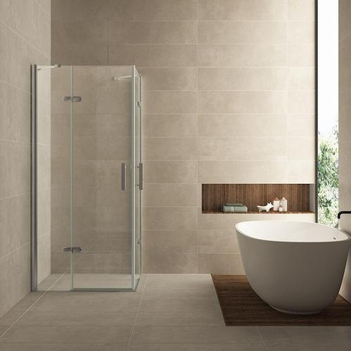 Aanbieding: BWS Douchecabine met Hoekinstap met 2 deuren, Doe-het-zelf en Bouw, Sanitair, Douche, Nieuw, Chroom, Ophalen of Verzenden