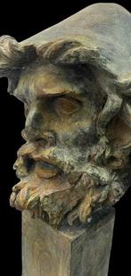 sculptuur, Testa di Ulisse - 59 cm - Gips, Antiek en Kunst