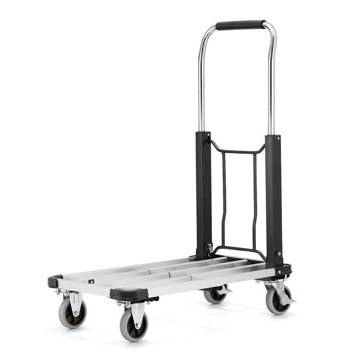 Compacte transportwagen - telescopisch platform - 71x41 c..., Doe-het-zelf en Bouw, Transportwagens, Nieuw, Ophalen of Verzenden