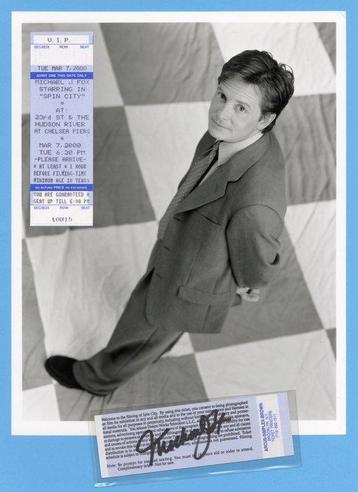Spin City - Michael J Fox - Signed in Person 07-03-2000, NY