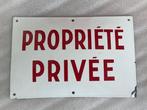 Propriété Privée - Plaque - Emaille, Antiquités & Art, Antiquités | Assiettes décoratives & Carrelages