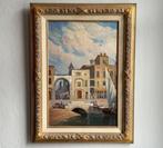 Auguste Numans (1822-1901) - Stadsgezicht aan het water, Antiek en Kunst