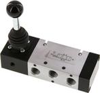 5/3 G1/4 '' Middenuitlaat Handbediend Hefboom Ventiel Detent