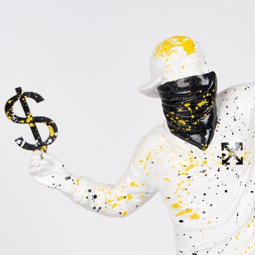 SKE - MOLOTOFART OFF WHITE - UNIQUE, Antiek en Kunst, Kunst | Schilderijen | Modern