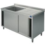 Spoeltafel | RVS | 1 Spoelbak (Links) + Afdruipvlak |, Verzenden, Nieuw in verpakking