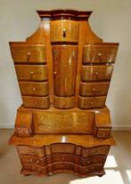 Secrétaire - Walnoot, Vernikkeld messing - Marquetterie