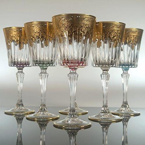 SECOLOVENTESIMO - Kelk (6) - MIDA - 24 kt goud - Goud, Antiek en Kunst, Antiek | Meubels | Tafels