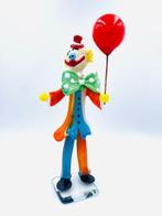 Guidotti - sculptuur, Clown Multicolor con palloncino - 18.5, Antiquités & Art, Antiquités | Verre & Cristal