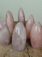 Mooi gepolijste Lavendel Rozenkwarts edelsteen sculpturen -, Verzamelen
