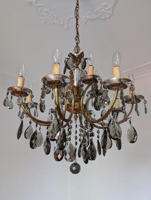 Lustre - Cristal - 12 luci, Antiek en Kunst, Antiek | Overige Antiek