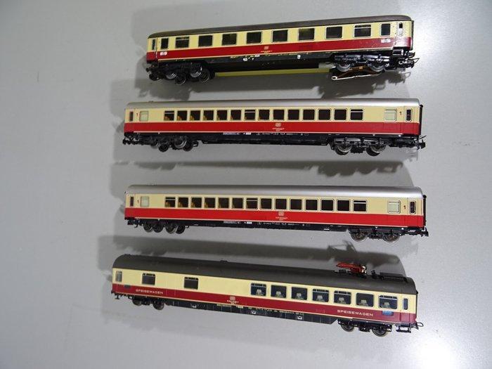 Märklin, Roco H0 - Modeltrein personenwagen (4) - 4 IC/TEE, Hobby en Vrije tijd, Modeltreinen | H0