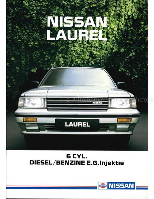 1987 NISSAN LAUREL BROCHURE NEDERLANDS, Livres, Autos | Brochures & Magazines