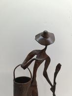 Yves Lohe (1947) - sculptuur, Sculpture d un cueilleur de, Antiek en Kunst