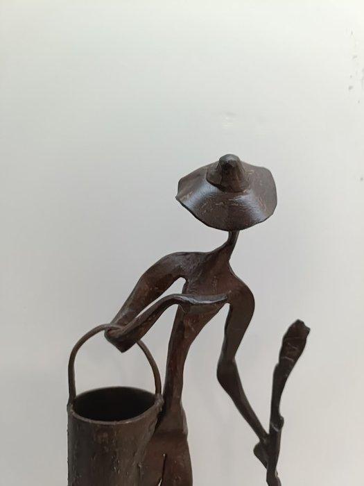 Yves Lohe (1947) - sculptuur, Sculpture d un cueilleur de, Antiek en Kunst, Curiosa en Brocante