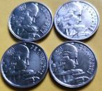 Frankrijk. 100 Francs 1956 (x2) et 1958-B (x2) Cochet, Postzegels en Munten