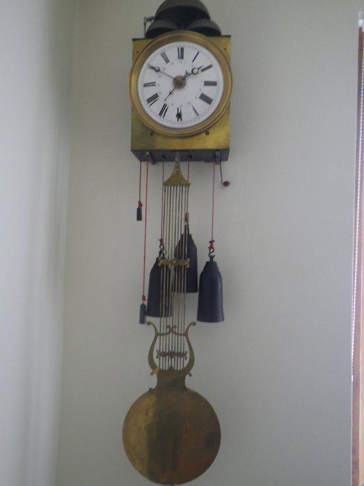 Horloge (4) - Acier, Laiton, Émail - 1850-1900, Antiek en Kunst, Antiek | Klokken