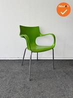 Design Vergaderstoel ACTA - Groen kunststof - Zilvergrijs on, Ophalen of Verzenden