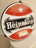 Heineken Emaille Reclamebord, Langcat Bussum, 1950 -