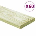 vidaXL Terrasplanken 60 st 7,2 m² 1 m geïmpregneerd massief, Doe-het-zelf en Bouw, Vloerdelen en Plavuizen, Verzenden, Nieuw