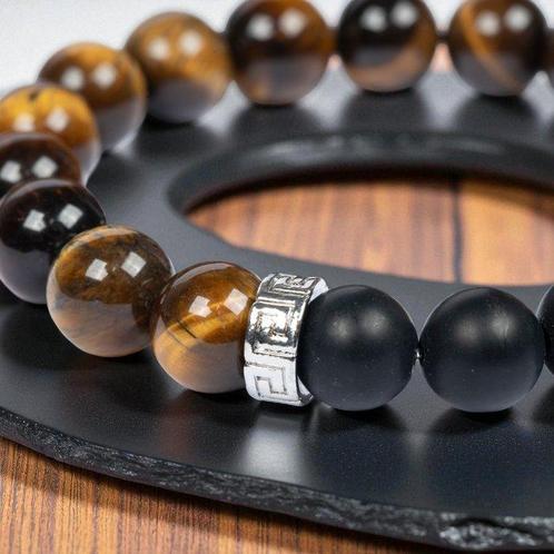 Léquilibre entre lOmbre et la Lumière Bracelet en œil de, Verzamelen, Mineralen en Fossielen