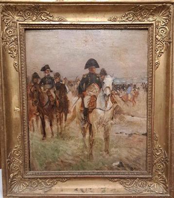 Raoul Arus ( 1846 - 1921) - Napoleone Bonaparte a cavallo
