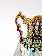 Majolica Onnaing Barbotine - Vaas (2) - Aardewerk - vazen, Antiek en Kunst
