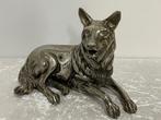 Mauro Manetti - Beeld, Verzilverd Honden beeld - 15 cm -