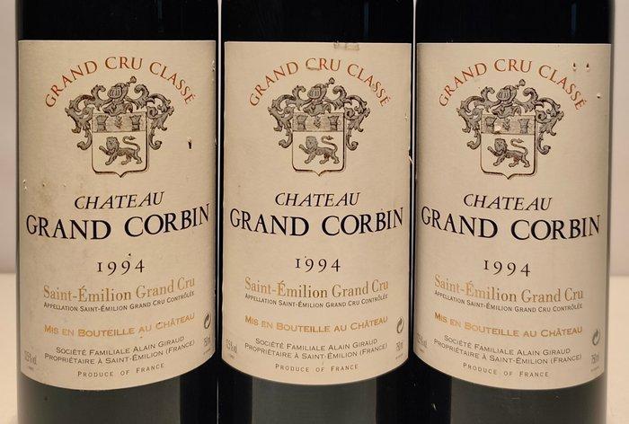 1994 Chateau Grand Corbin - Saint-Émilion Grand Cru Classé -, Verzamelen, Wijnen