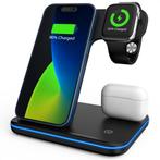 Strex 3-in-1 Draadloze Oplader - Wireless Charger - 15W Fast, Télécoms, Téléphonie mobile | Chargeurs pour téléphone, Verzenden