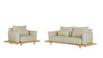 Suns Bora loungeset soft green small met armleuningen |, Nieuw