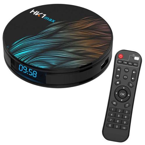 HK1 Max 4K TV Box Mediaspeler Android Kodi - 4GB RAM - 64GB, Audio, Tv en Foto, Televisie-accessoires, Nieuw, Verzenden