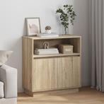 vidaXL Sideboard met LED in Sonoma Eik 71x34,5x75 cm, Verzenden, Nieuw