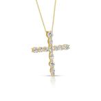 Ketting met hanger - 18 karaat Geel goud - 2.92ct. tw.