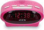 Wekkerradio - Digitale wekker - Alarmklok - Roze - Ices •, Verzenden, Nieuw