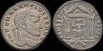 308-310ad Roman Maxentius Ae follis Roma seated in hexast..., Postzegels en Munten, Munten en Bankbiljetten | Verzamelingen, Verzenden