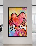 Gunnar Zyl - Running Heart / Keith Haring & Zyl XXL, Antiek en Kunst
