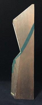 Osugi Warabe / Japanse vintage houten kokeshi-pop (H:42 cm), Antiek en Kunst